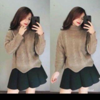 Áo len vặn thừng lượn sóng QC