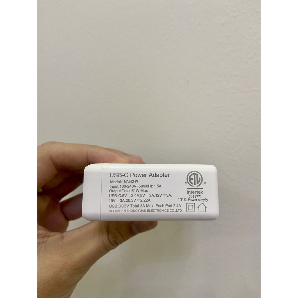 Củ Sạc Nhanh 3 Cổng Grandstar PD - QC 3.0 - Sạc Nhanh 3 Thiết Bị Cùng Lúc