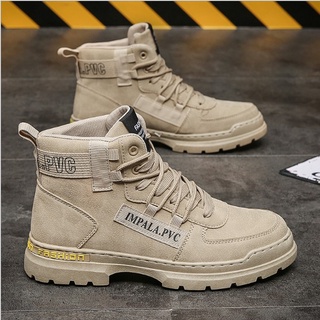 Giày Boot Nam Cổ Cao Retro GN317-GN318
