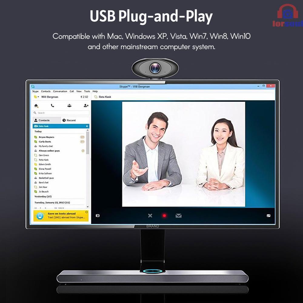 Webcam 1080p Hd Tích Hợp Micro Tiện Dụng Cho Máy Tính | BigBuy360 - bigbuy360.vn