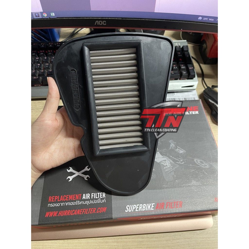 Lọc gió Hurricane cho xe Scoopy, Zoomer X đời 2012-2017 mã HM-8119