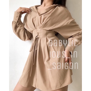 ĐẦM THẮT EO TRẮNG-BEGIE