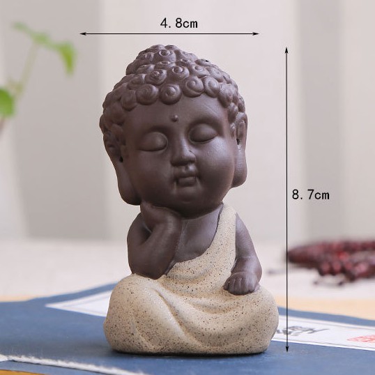 Tượng Phật Gốm Cát Tím - Đồ trang trí xe hơi, tiểu cảnh, tượng để bàn làm việc, trang trí nhà | BigBuy360 - bigbuy360.vn