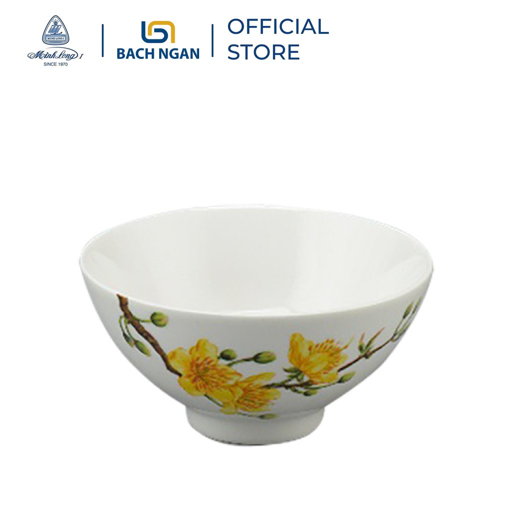 Chén Ăn Cơm Cao Cấp Minh Long 11.5 cm Daisy IFP Hoàng Mai (1 cái) sứ đẹp dùng trong gia đình, đãi khách, tặng quà tết