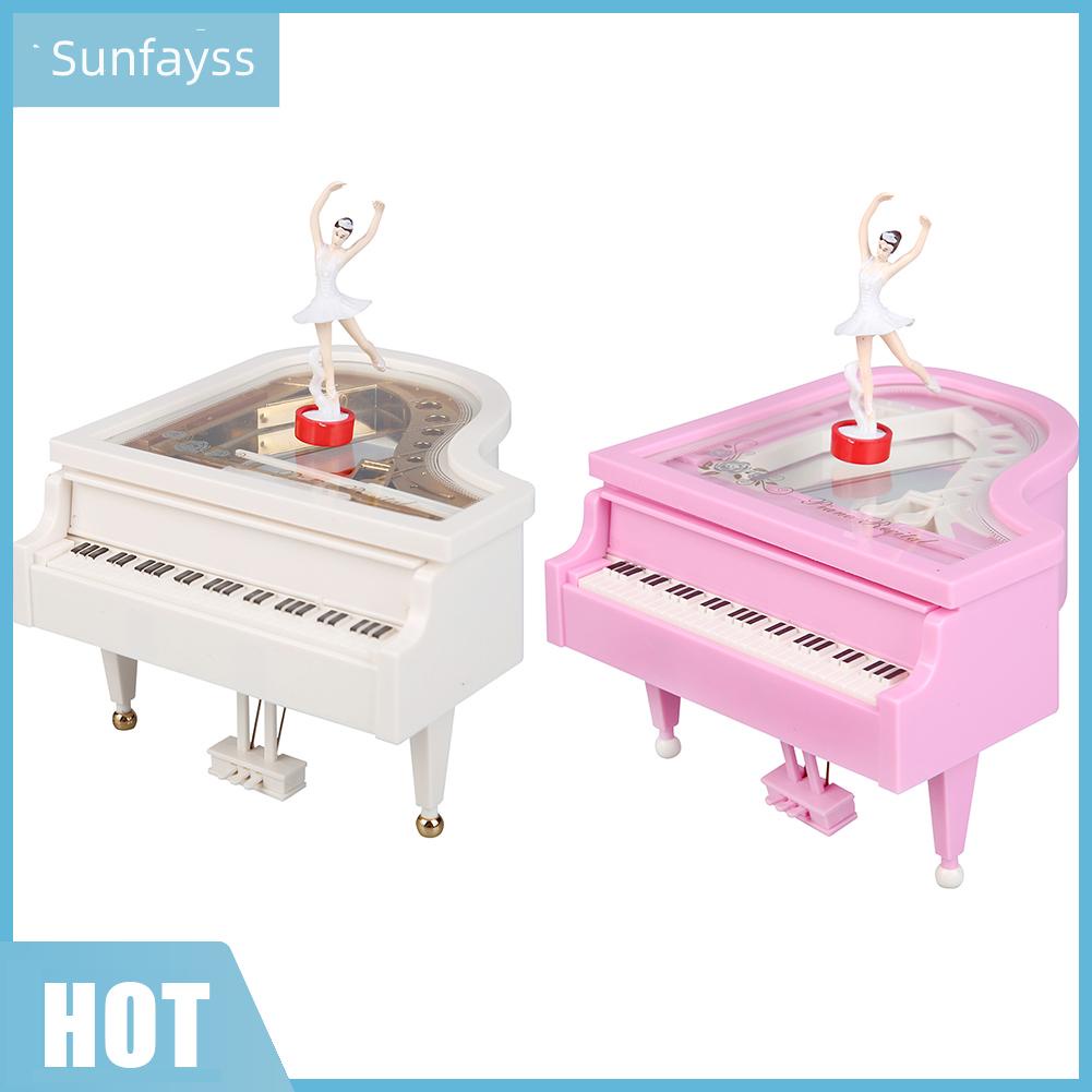 Hộp Nhạc Lên Dây Cót Hình Đàn Piano Xinh Xắn