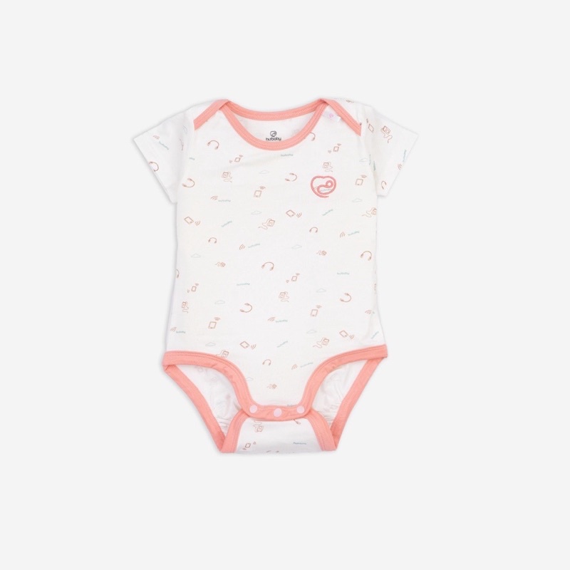 Bodychip ngắn tay cổ chồm Bu Baby - Bambus Techno