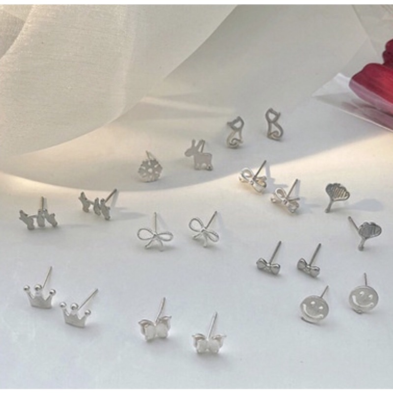 【kifli】bông tai mini nhỏ xinh nhiều kiểu