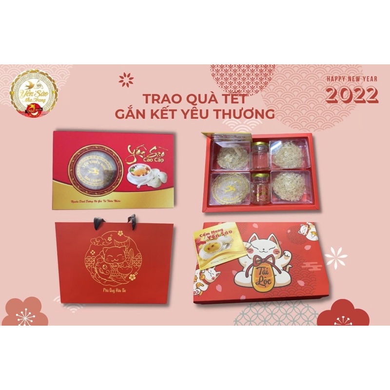 Yến sào nha trang.Yến vụn hộp đẹp làm quà biếu 50g / 100g +🎁