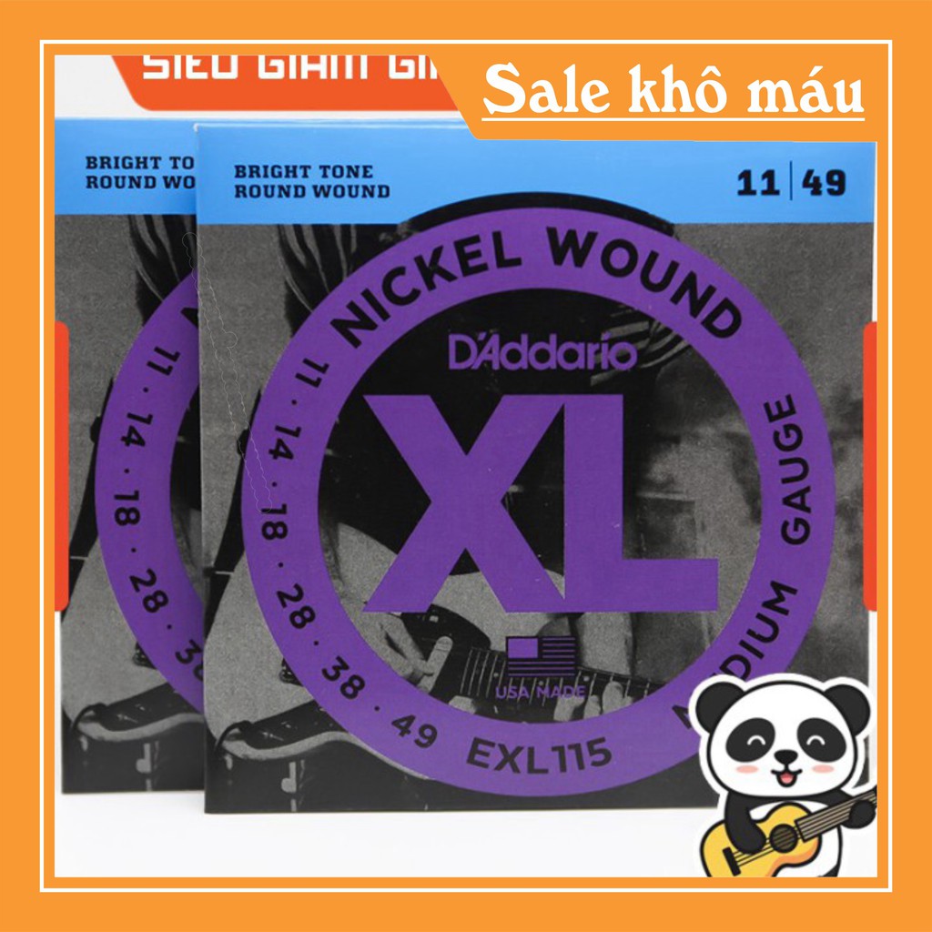 [Giảm Giá] Dây Đàn Electric Guitar D'Addario EXL115 [Size 11]