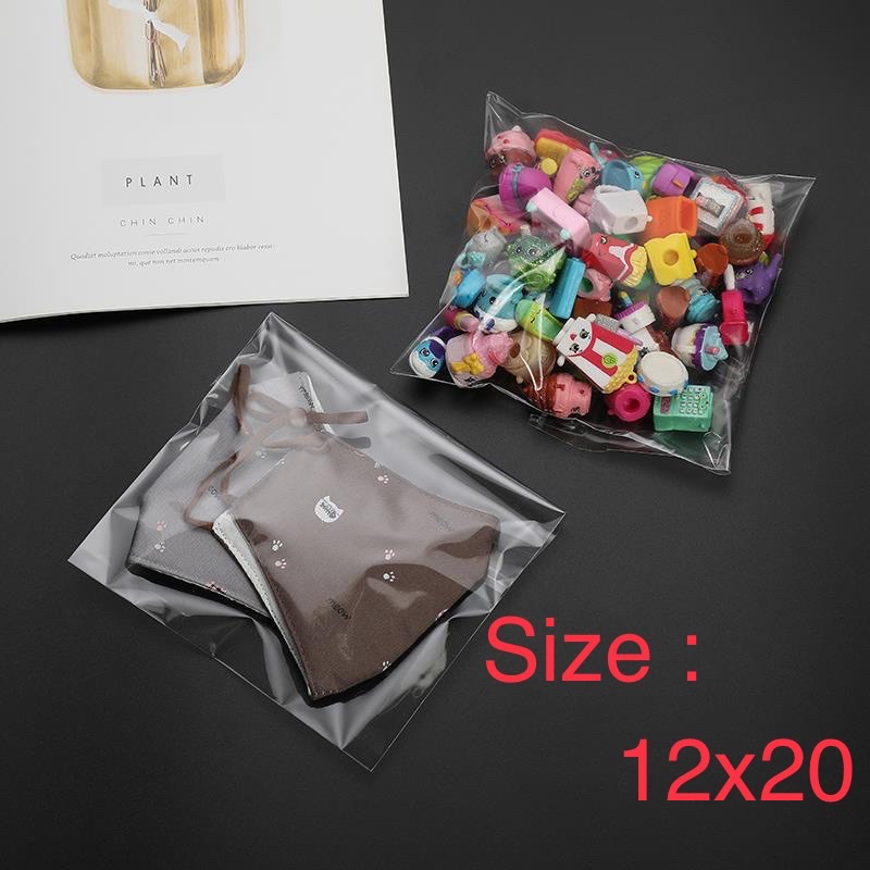 1/2kg túi opp dán miệng size  9 -&gt; 16