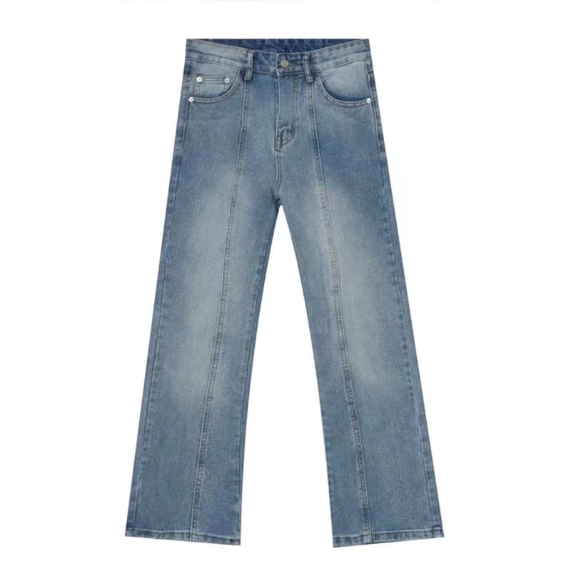 Quần jeans ống loe nam phong cách Rockboiz, punk, vintage | BigBuy360 - bigbuy360.vn