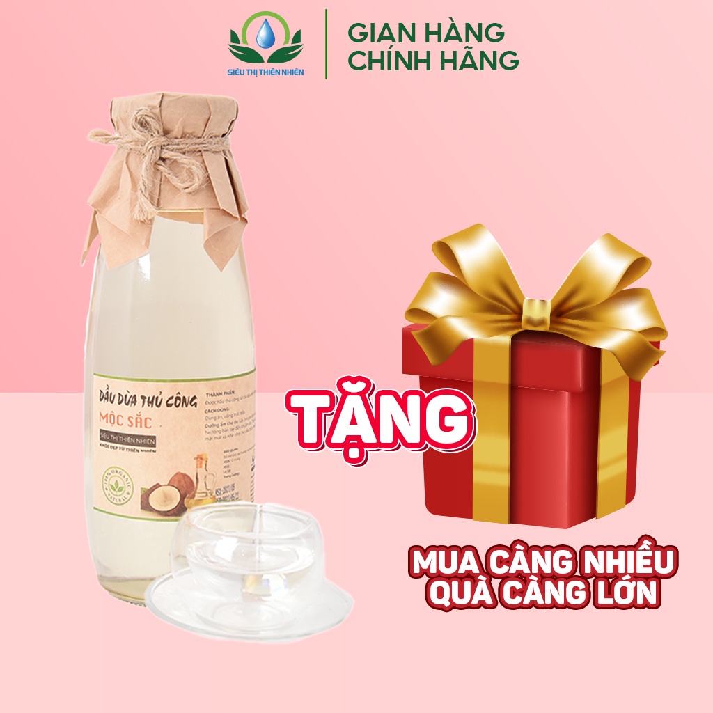 Tinh Dầu Dừa Nguyên Chất Siêu Thị Thiên Nhiên Lọ 200ml