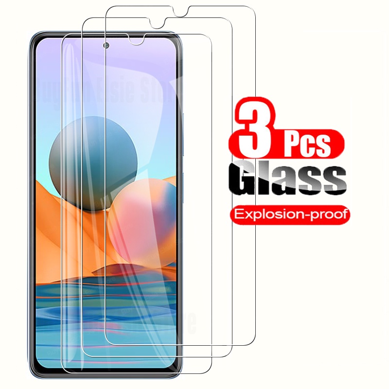 Set 3 kính cường lực cho Xiaomi Redmi Note 10 10X 9 Pro 10T 9T 10S 9S Remi k30 ultra k40 pro plus