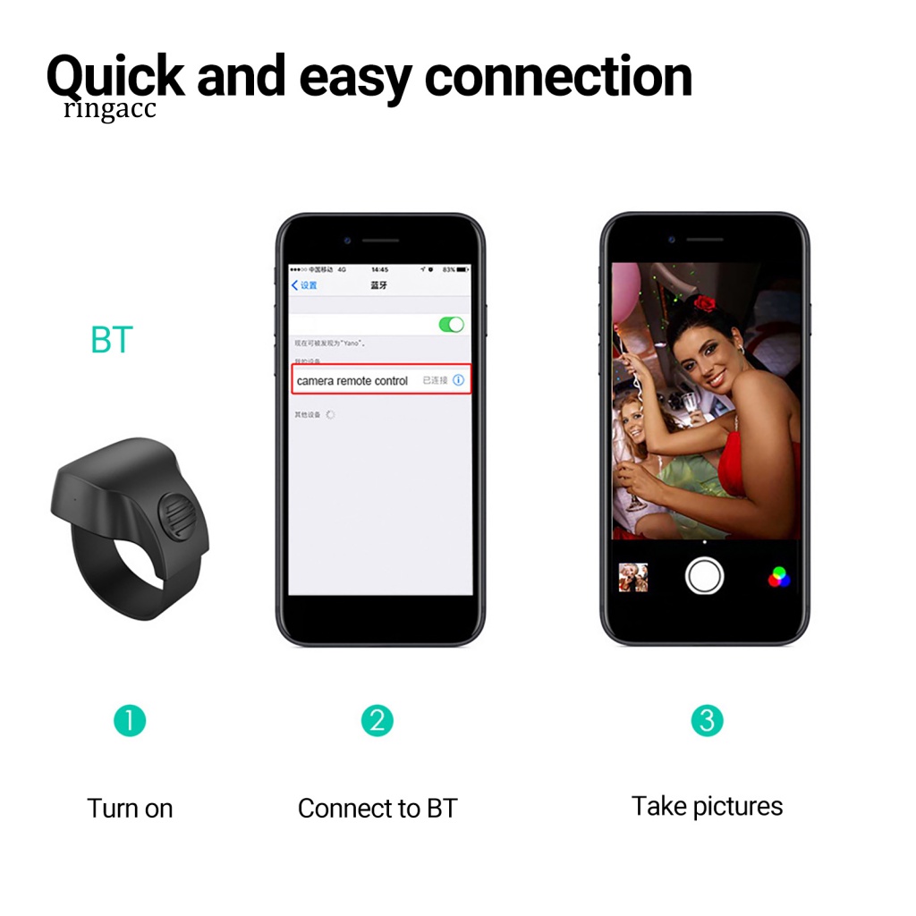 Thiết Bị Chụp Ảnh Từ Xa RGA Kết Nối Bluetooth Cho Điện Thoại