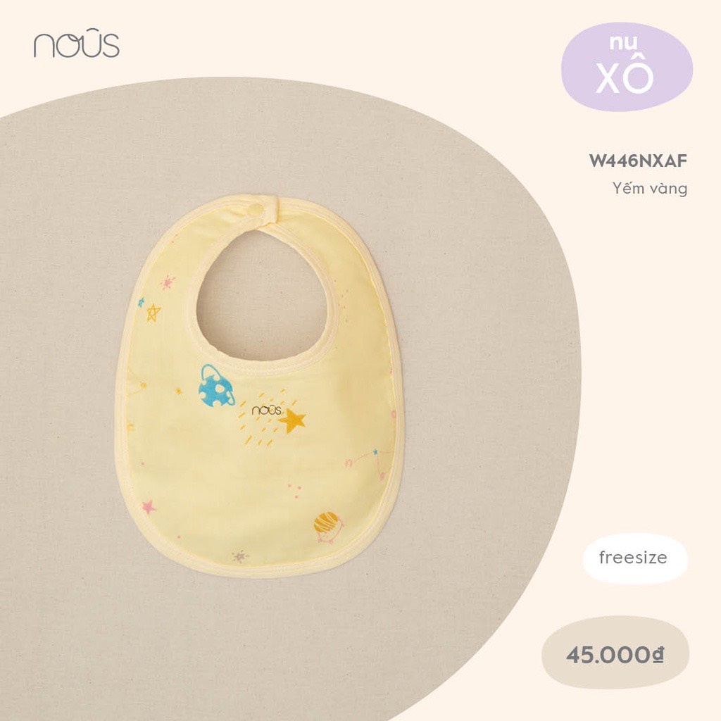 NOUS Yếm Xô Cho Bé Sơ Sinh
