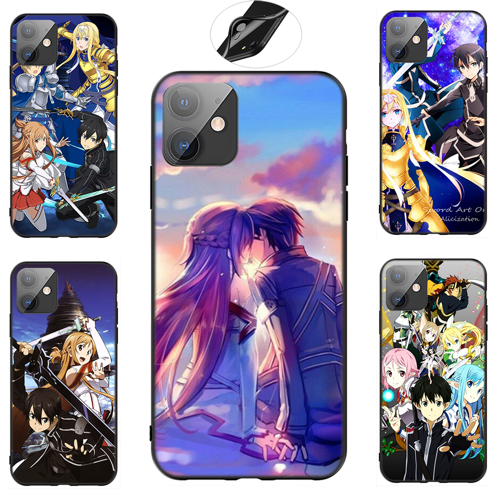 iPhone XR X Xs Max 7 8 6s 6 Plus 7+ 8+ 5 5s SE 2020 Casing Soft Case 86SF Sword Art Online Anime mobile phone case