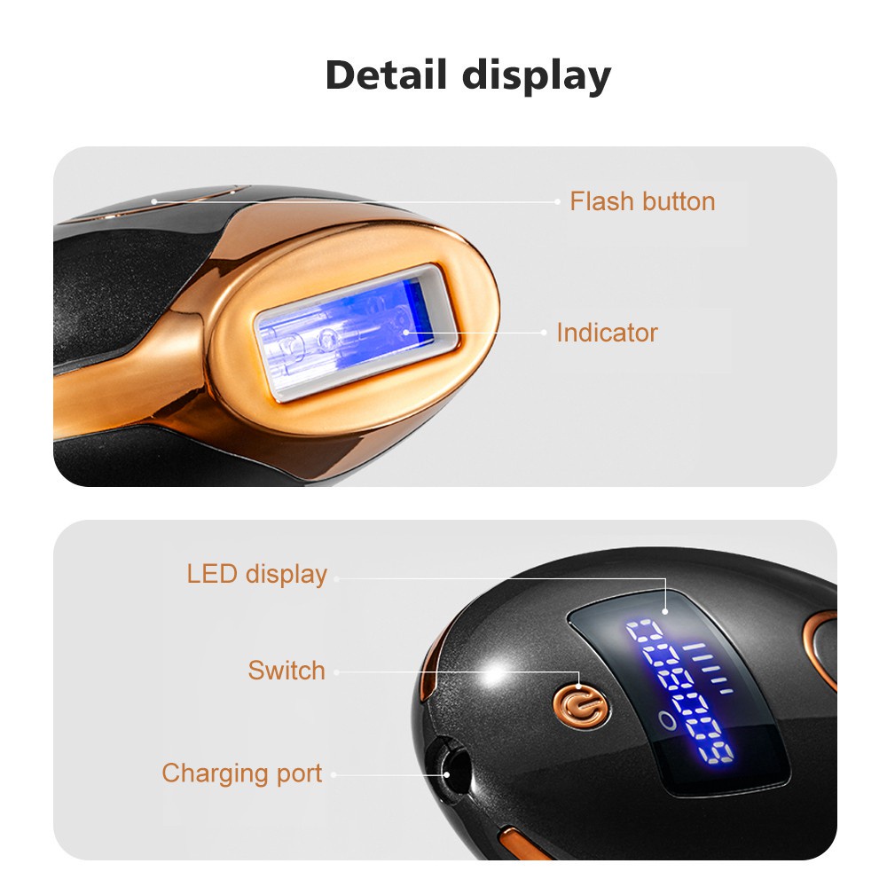 Ubeator Máy Tẩy Lông IPL Bằng laser Không Đau Chuyên Nghiệp Cho Nữ