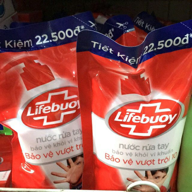 Nước Rửa Tay Lifebuoy Bảo Vệ Vượt Trội Dạng Túi 450g