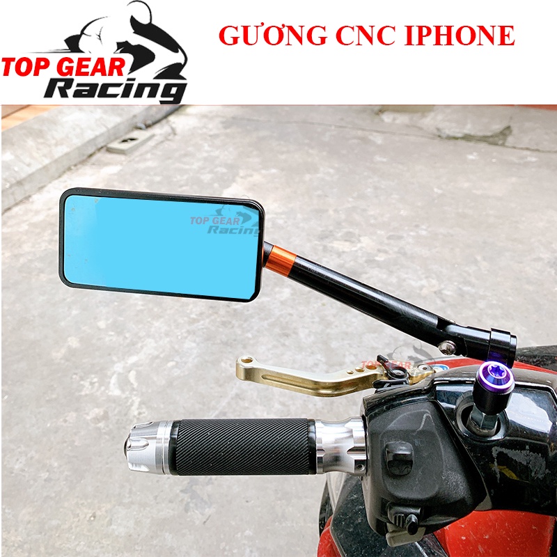 Gương CNC IPHONE - Gương Chiếu Hậu Xe Máy - &lt;TOPGEAR&gt;