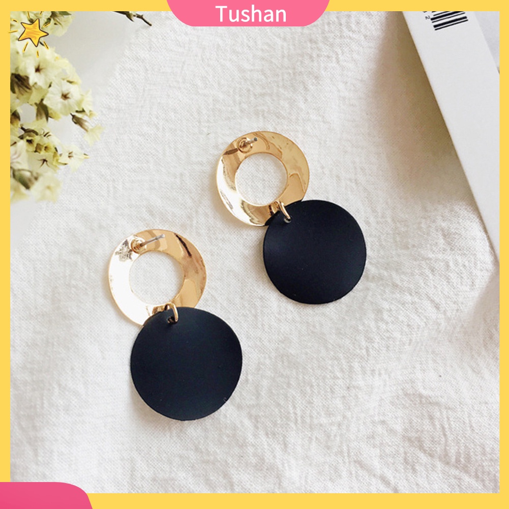 Bộ 2 Đôi Khuyên Tai Hợp Kim Nhiều Kiểu Dáng