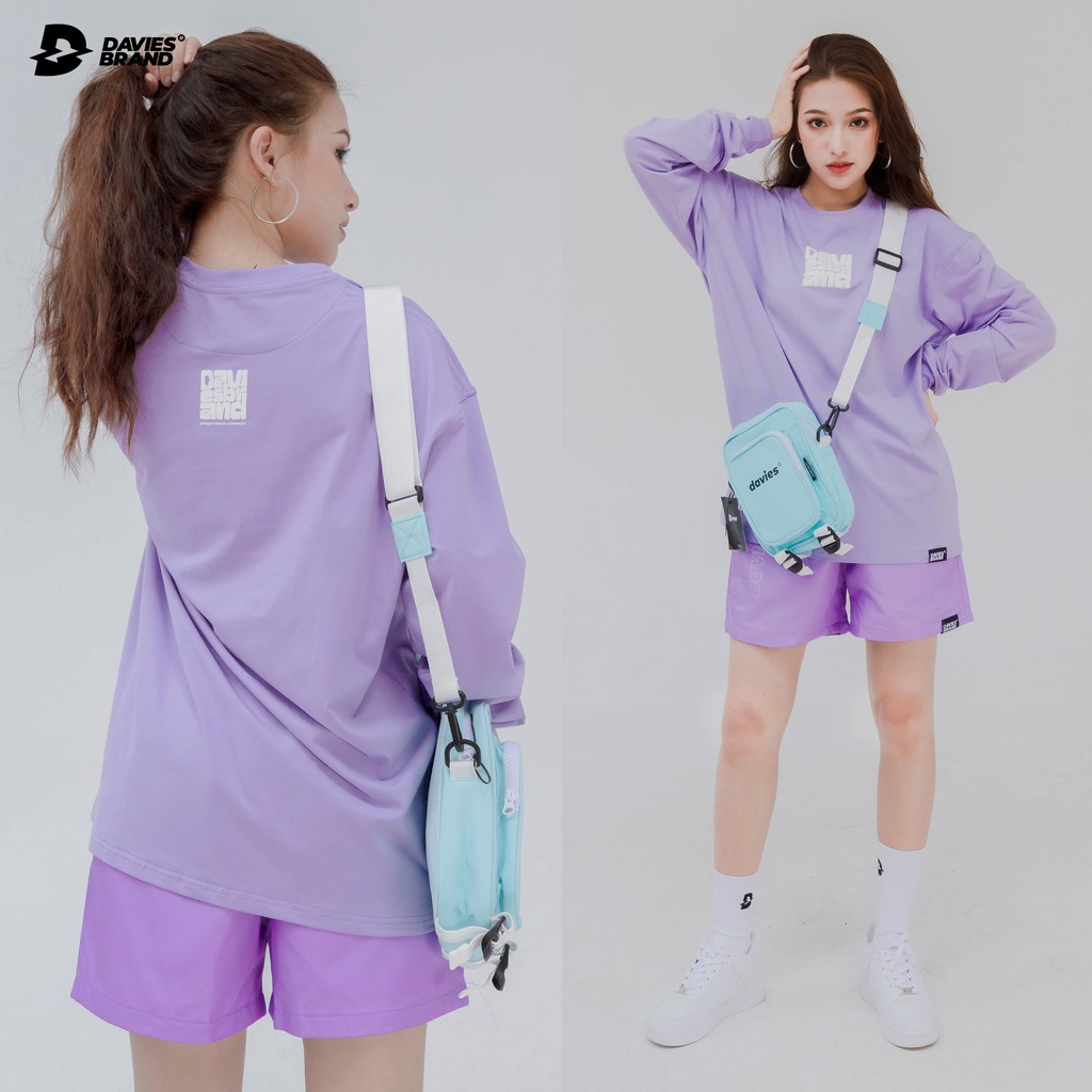 [Mã MABR30FA giảm 10% tối đa 30k đơn 99k] Áo thun tay dài nữ form rộng DAVIES - Basic Long Sleeve Square Tee. | BigBuy360 - bigbuy360.vn