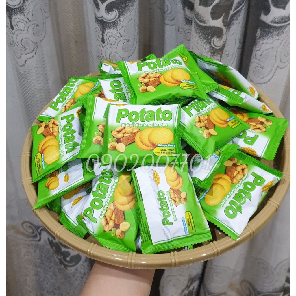1 Kg Bánh khoai tây Potato Tân Việt Nhật -đồ ăn vặt-tết -bánh mứt tết