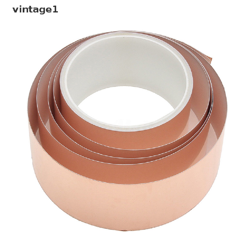 Cuộn băng keo lá đồng 50mmx3m emi dán viền đàn guitar phong cách thời trang mới