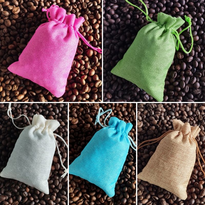 Túi thơm cà phê hạt rang mộc nguyên chất 100% 100GRAM khử mùi xe ô tô/phòng ngủ/toilet/tủ quần áo..