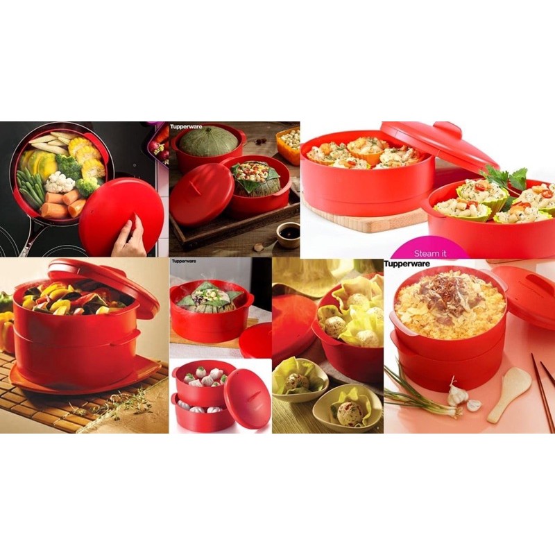 {Rẻ vô địch} Xửng hấp 1-2-3 Tầng Steam it Tupperware chính hãng