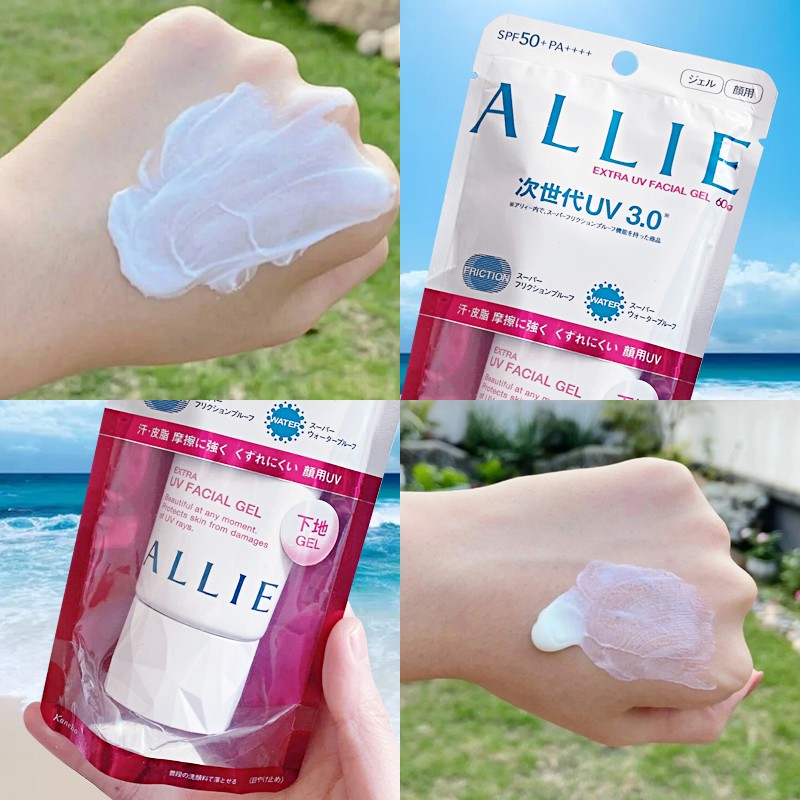 (Auth + Bill) Kem chống nắng ALLIE Nhật Bản, chống thấm nước, kiểm soát dầu, làm sáng da SPF50