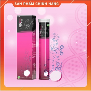 [CHÍNH HÃNG] Viên uống trắng da mờ nám Bora White - Ống 20 viên sủi