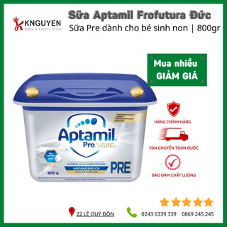 Sữa Aptamil Profutura Đức Số 1, 2 PRE 800g (Aptamil Bạc Đức) [Hàng air]