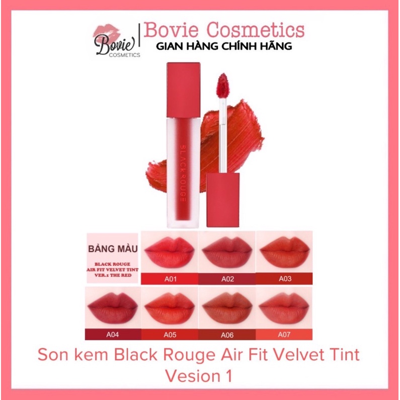 Son kem Air Fit Velvet Lip Tint A06 A12 A26