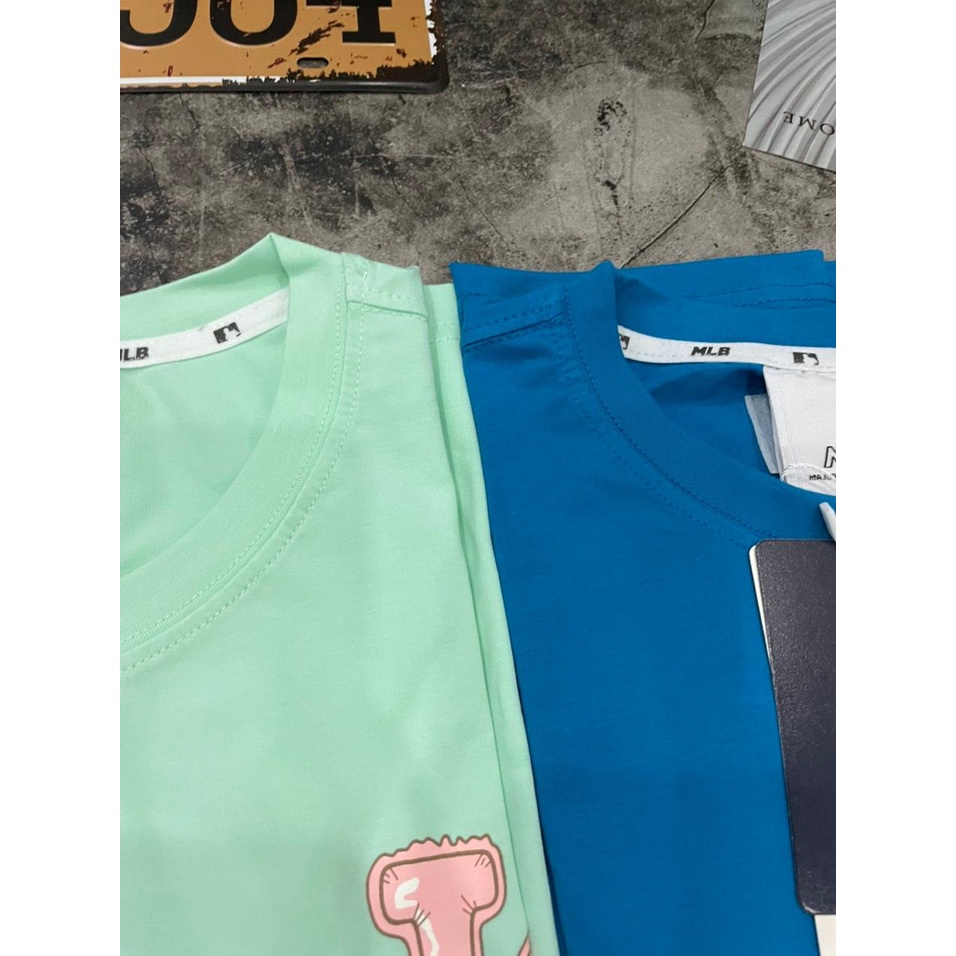 Áo Thun Unisex Chất Cotton 100% Màu Trắng/Đen/Hồng/Xanh Lam/Xanh Mint