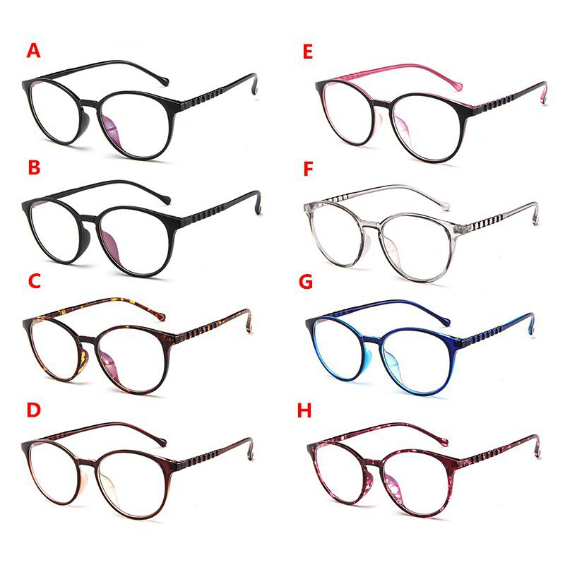 Kính giả cận màu trong suốt gọng tròn UV400 thời trang vintage cho cả nam và nữ | BigBuy360 - bigbuy360.vn
