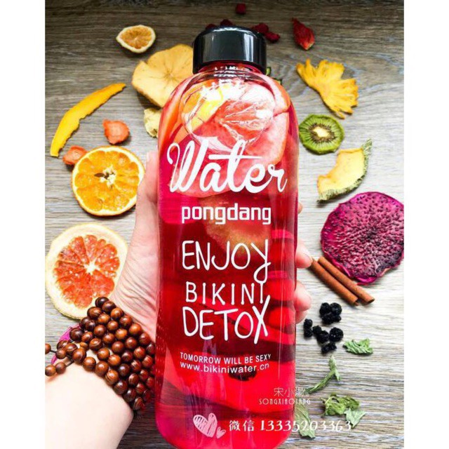 Bình nước Pongdang Detox 1000ml cực đẹp