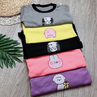combo 3 áo cotton len