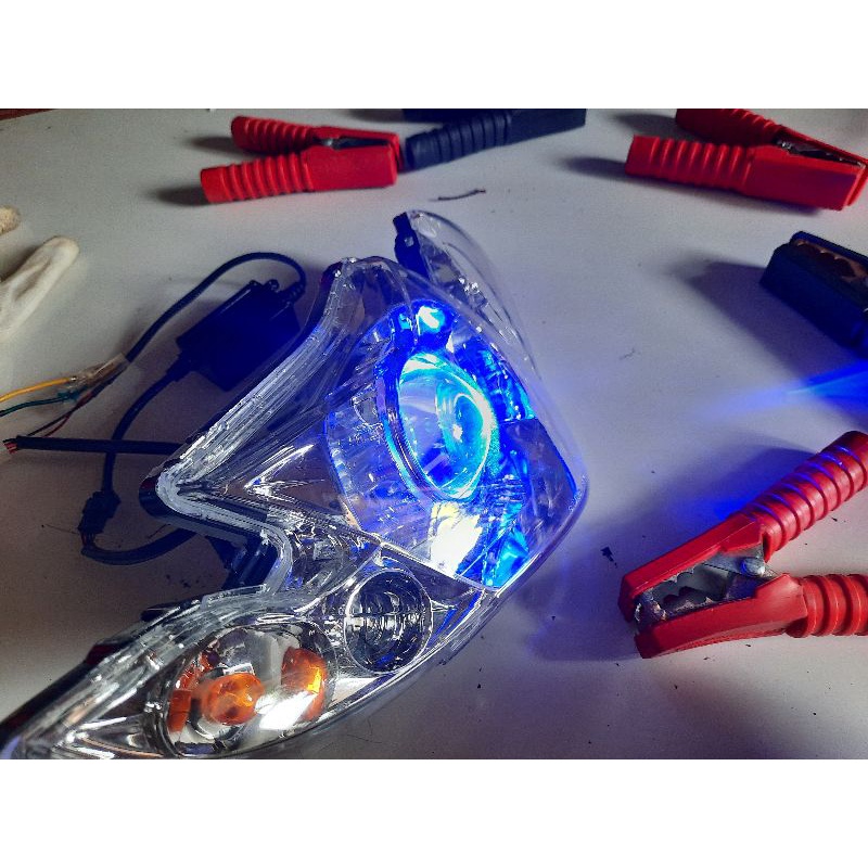 Chóa sirius hello lên bi led sanvi s8 full chóa