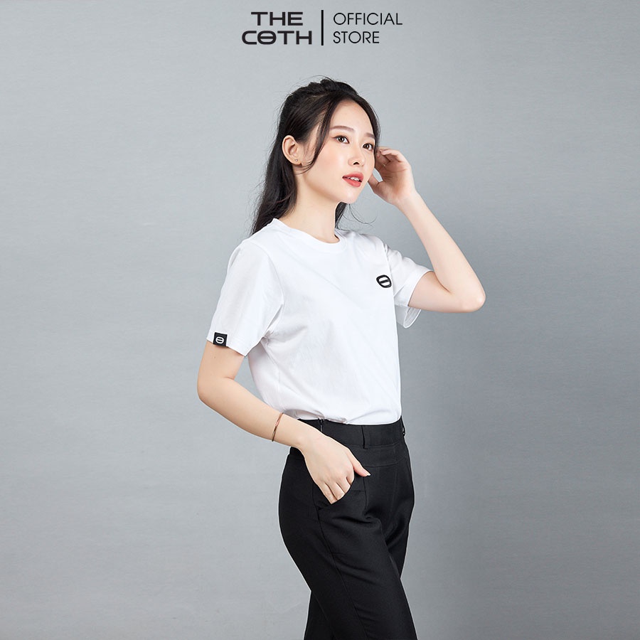 Áo Thun Nữ Đẹp Cao Cấp cổ tròn chất  Cotton Hàng Hiệu chất Cotton mặc thoáng mát thương hiệu THE COTH AT1F1006