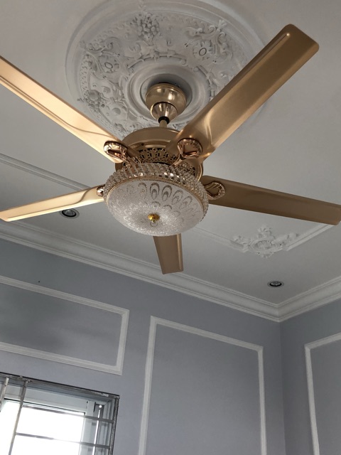 QUẠT TRẦN ĐÈN 5 CÁNH THEP- Điều Khiển Từ Xa