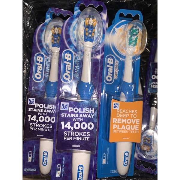 Bàn Chải Pin Oral-B 3D WHITE Dành Cho Người Lớn