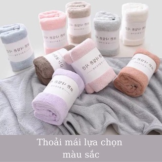 Khăn Tắm Khăn Gội Đầu Khăn Lau Mặt Dahlia House Khăn lông Hàn Quốc chất lông cừu cao cấp size 70x1m4