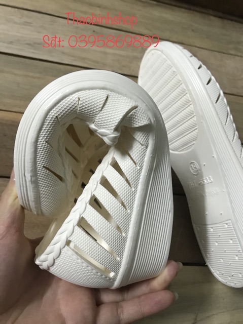 Giày nữ nhựa cao cấp đi nắng mưa | BigBuy360 - bigbuy360.vn