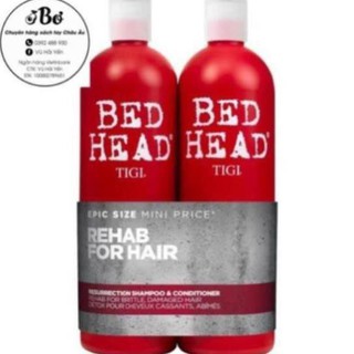 hhl7 -  BỘ XẢ GỘI TIGI ĐỎ ĐỨC