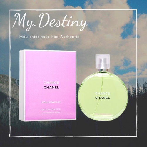 Mẫu thử nước hoa mùa hè mát mẻ C.h a n e l Chance Eau Fraiche EDT