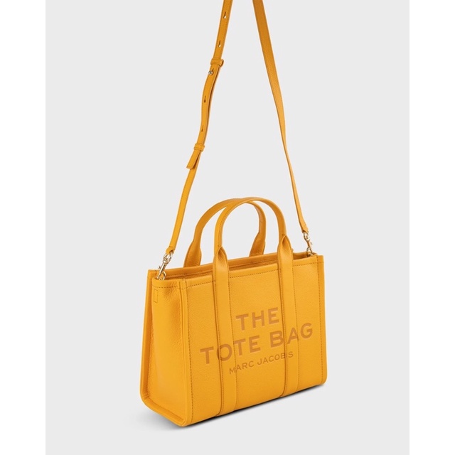 TNS-Túi tote form vuông siêu  Marcie leather field tote bag--màu vàng nổi bật