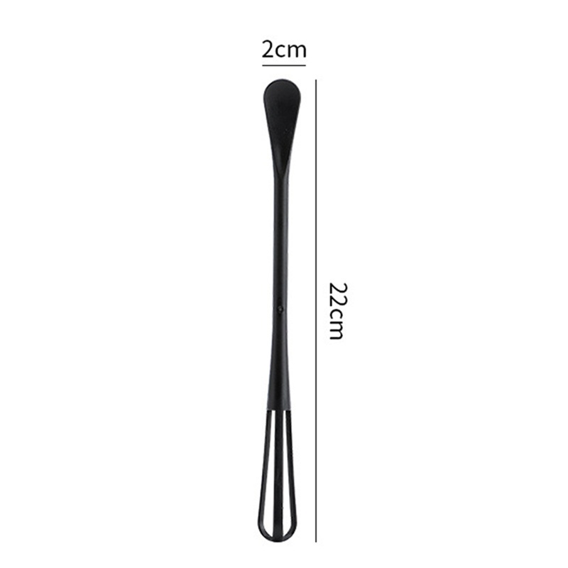 Que đánh trứng mini cầm tay 2 trong 1 kèm muỗng tiện dụng
