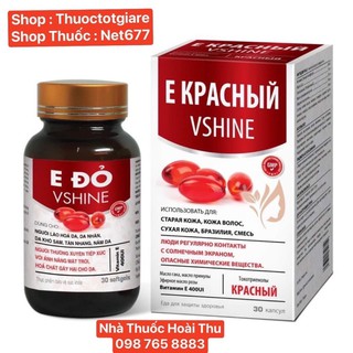 Viên uống Vitamin E đỏ VSHINE ( Hàng chính Hãng )