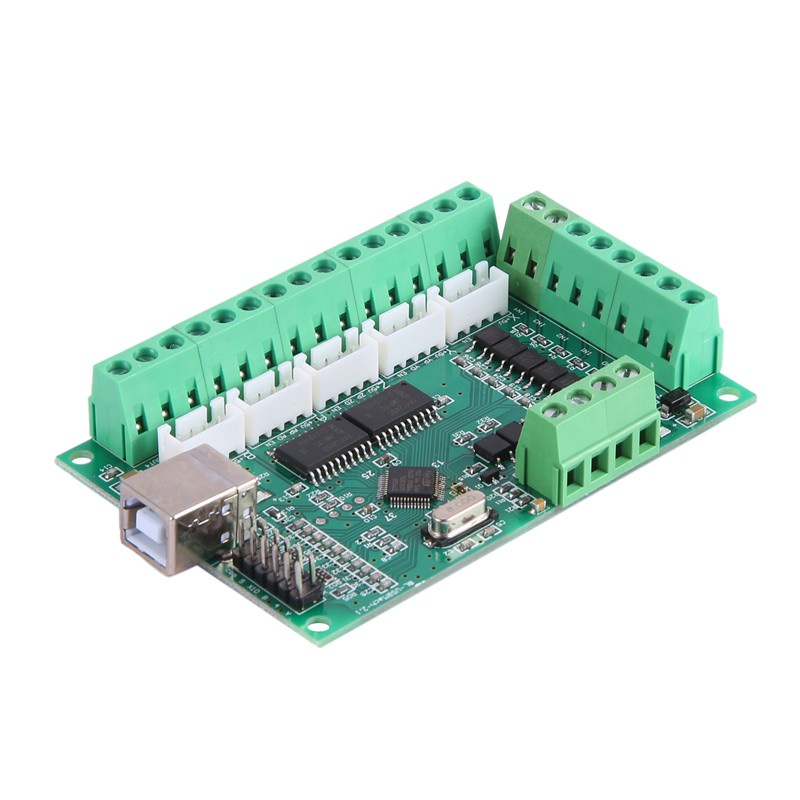 CNC USB MACH3 100Khz Breakout Board 5 Axis Interface Driver Motion Controller