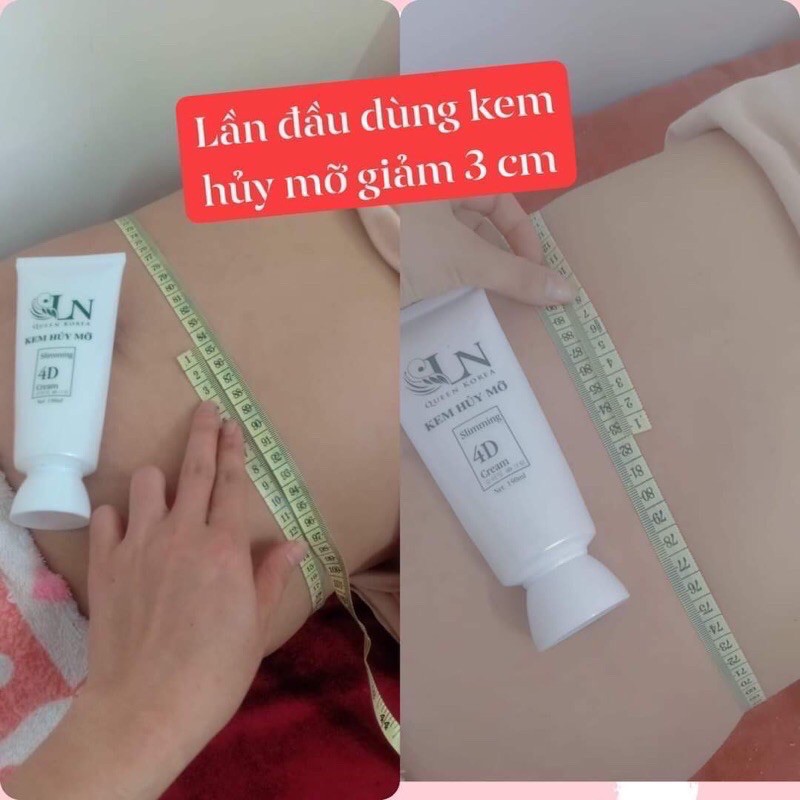 Kem tan mỡ slimming 4D QUEEN KOREAN